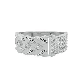 Lauren Round Diamond Ring For Him